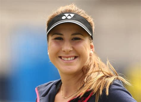 Swiss Tennis Player Belinda Bencic Face Closeup Smiling Photos Tennis