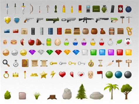 Draw 2d Game Assets For Your Game By Tsufer