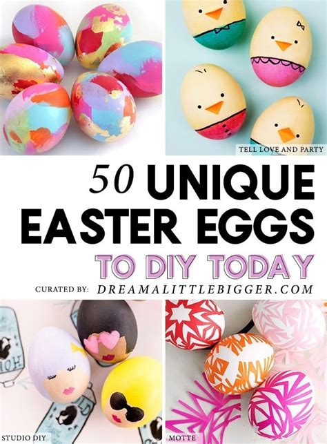 50 Unique Easter Eggs To Diy ⋆ Dream A Little Bigger