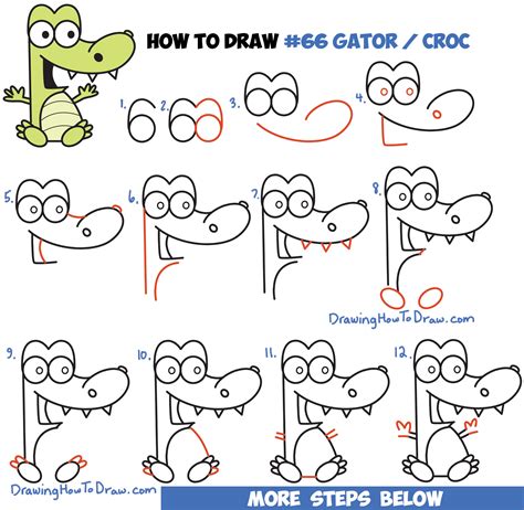 Easy Cartoon Characters To Draw Step By Step Pdf Free Easy Cartoon