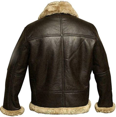 Raf Mens Aviator B3 Bomber Shearling Sheepskin Genuine Etsy