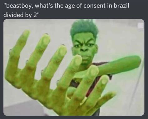 Beast Boy Whats The Age Of Consent In Brazil Divided By 2 Beast Boy