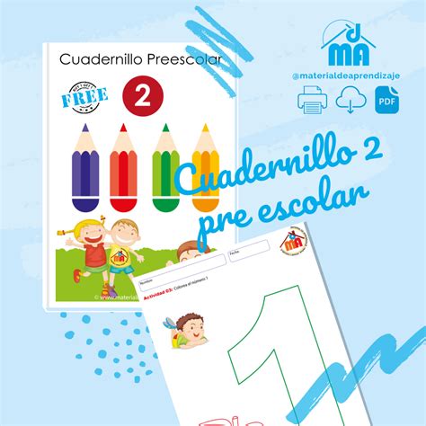 Cuadernillo Preescolar 2 19 Fichas De Aplicación Preescolar