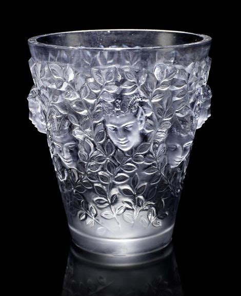 René Lalique Silènes Un Florero Art Of Glass Art Deco Glass Cut