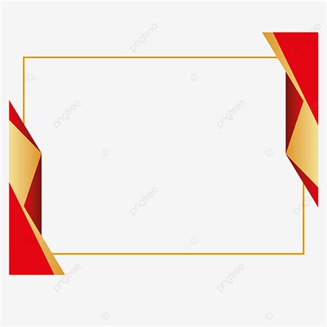 Certificate Red Vector Hd Png Images Red Horizontal Certificate