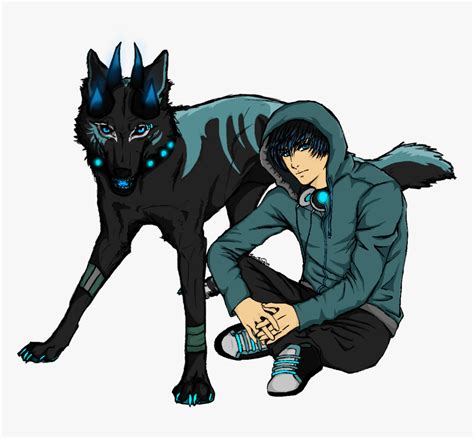 Lone Wolf Anime Wolf Drawings Clipart Png Download Wolf And Human