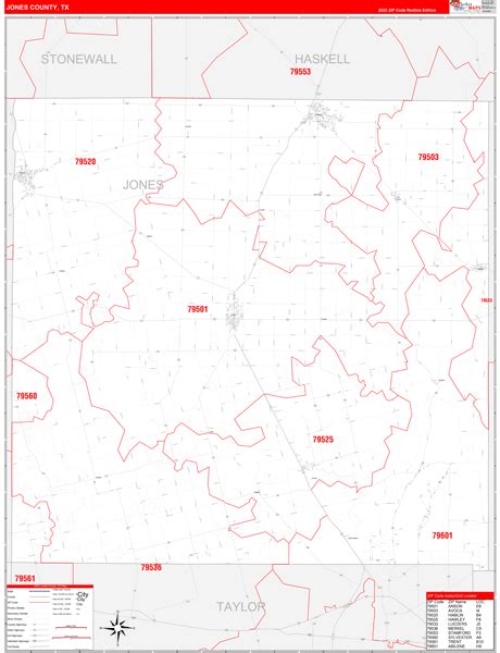 Maps Of Jones County Texas