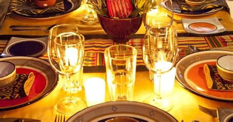 The kwanzaa setting with these symbols and artifacts is set up and talked about every night of kwanzaa. A beautiful African table setting! | African recipes ...