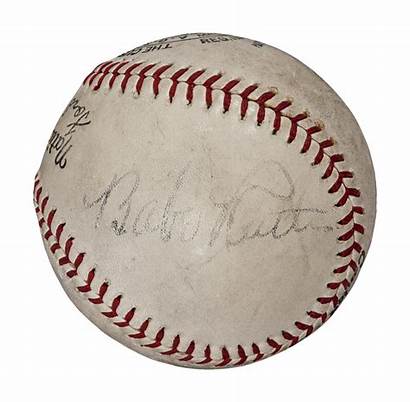 Ruth Babe Signed Sinclair Ball Baseball Contest