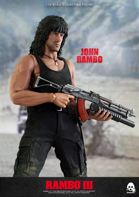 Threezero 16th Scale Rambo Iii John Rambo Collectible Figure Ebay