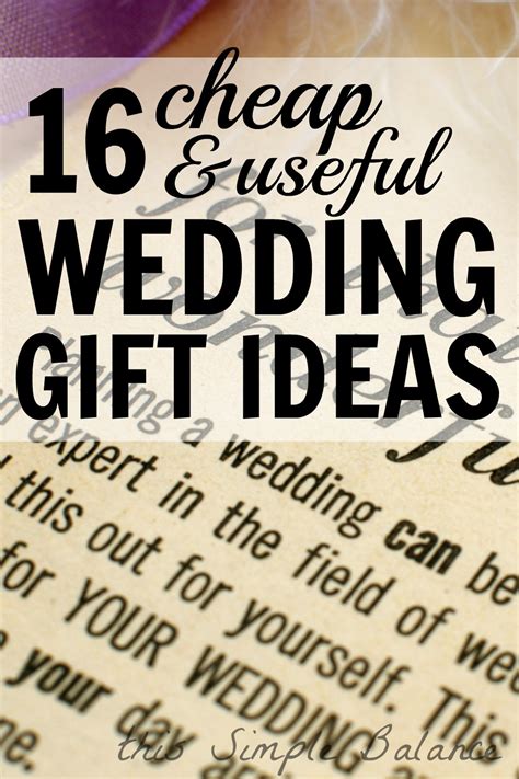 We researched the best wedding gifts at all different price points. Cheap Useful Wedding Gifts: 16 Ideas for $20 or less ...
