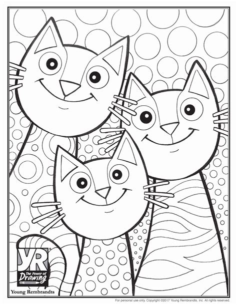 Spirit Animal Coloring Pages New Cats Coloring Page Cat Coloring Page