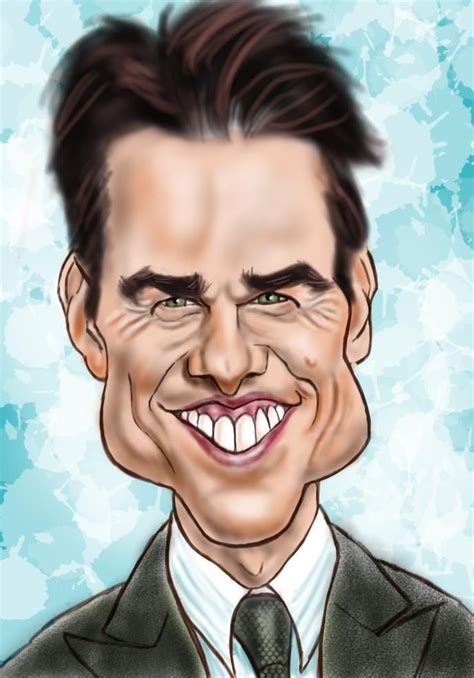 Tom Cruise Creative Art In Digital Art By Alan Davis Caricature Tom