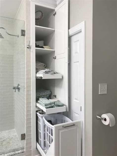 Bathroom cabinets …instead of linen closet. √ 27 Best Bathroom Cabinet Ideas to Tidy up Your Bathroom ...