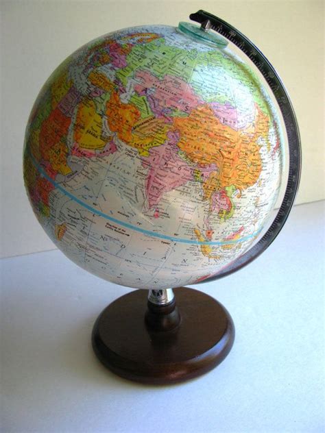 Vintage Replogle Globe 9 World Scholar Etsy Replogle Globe Globe