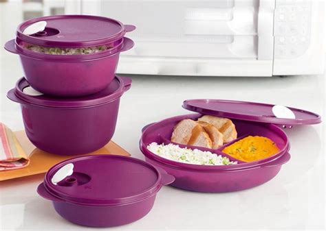 Tupperware Cristalwave Kit 4 Peças Roxa Comprar Tupperware Online