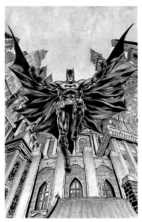 Batman In Ibraim Robersons Commissions Inks And Washes Comic Art Gallery Room Batman