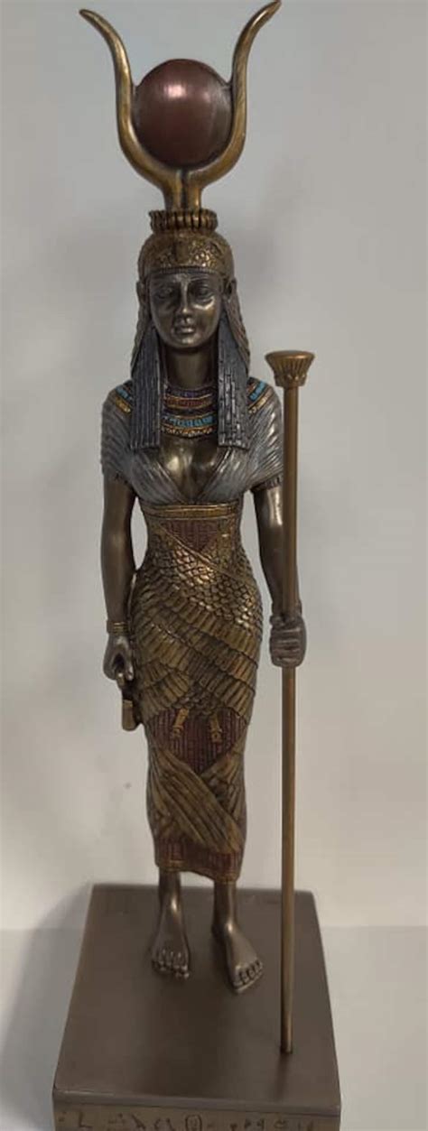 D Esse Unique Hathor Statue Gyptienne H Etsy France