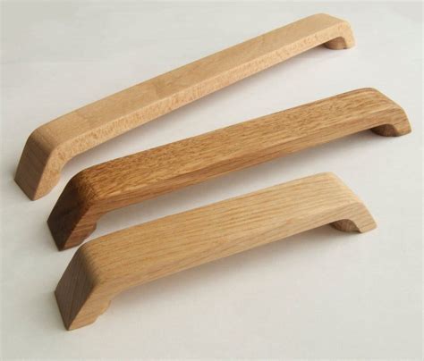 Modern Cabinet Pulls Wooden Drawer Handles Model 25 Etsy Wooden
