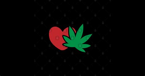 Love Weed Weed Sticker Teepublic