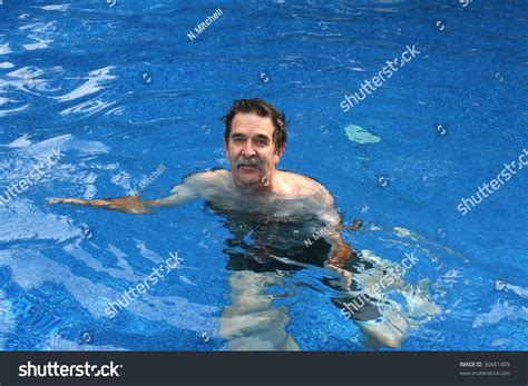 Senior Retired Male Pool Stock Photo 36681409 Shutterstock