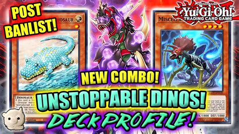 Yu Gi Oh Unstoppable Dinosaur Deck Profile W New Combo Post Sept