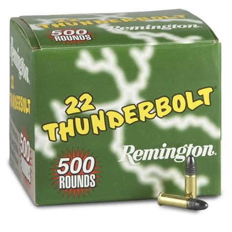 Remington Rimfire Ammunition 22 Thunderbolt 22 Long Rifle 22 Lr 40