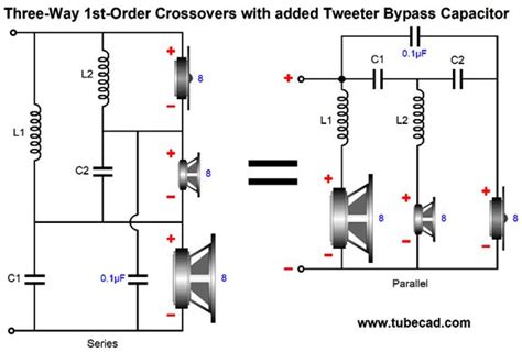 More On The Series Crossover Loudspeaker Speaker Design Diy Electronics