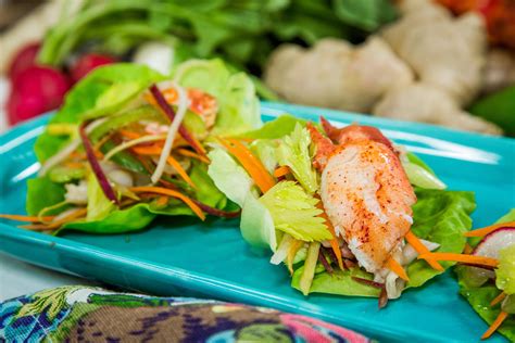 Dressed with mayo and lemon juice, this easy lobster salad tastes incredible on its own. Recipe - Home & Family: Spicy Lobster Salad | Hallmark Channel