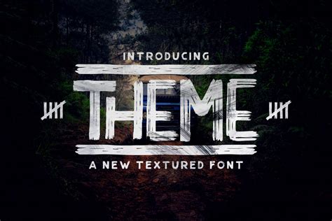 Theme Textured Font Free Download Creativetacos