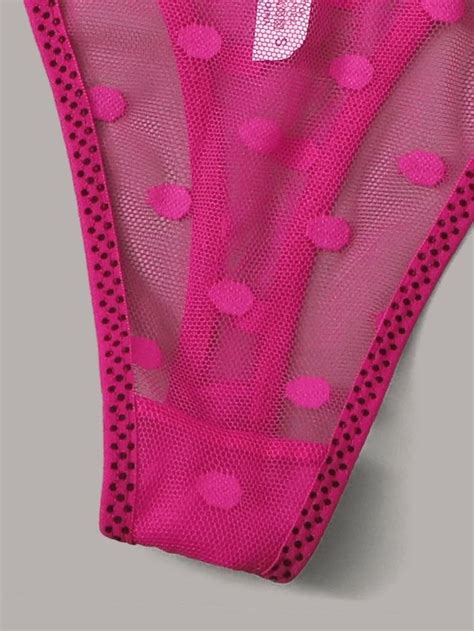 body teddy con cordón con malla con bordado floral ropa interior rosa ropa interior para dama