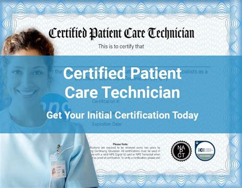 Certified Patient Care Technician Cpct Initial Certification Program