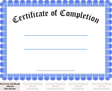 5 Best Images Of Fill In Certificates Printable Free Printable Fill In