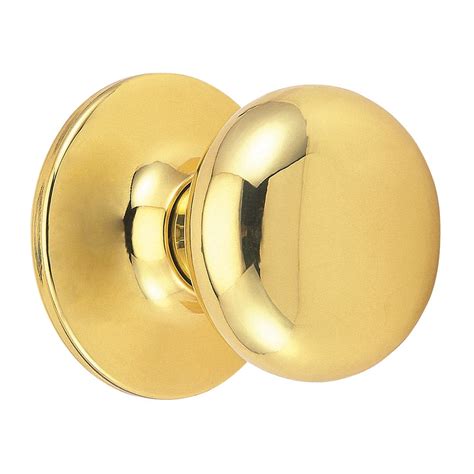 Design House Cambridge Polished Brass Dummy Door Knob