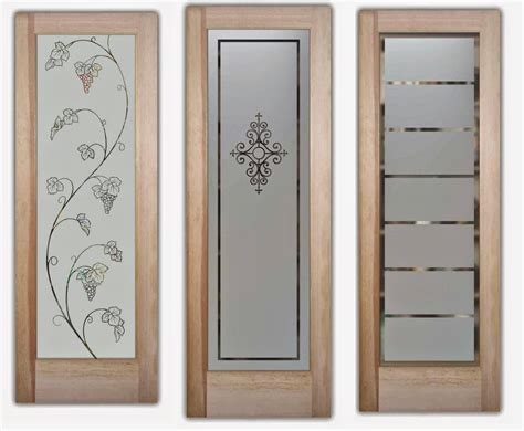 Etched Glass Doors For Interior Beauty ~ Custom Made Glass Furniture