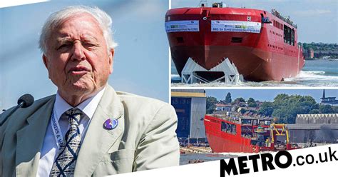 David Attenborough Launches Boaty Mcboatface Into The Mersey Metro News