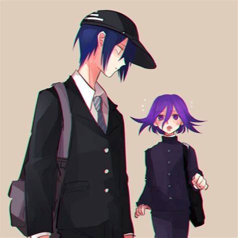 Kirby as kokichi ouma from danganronpa v3 is here and he's extra creepy. Shuichi x Kokichi | Danganronpa characters, Nagito komaeda ...