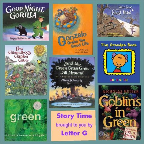 Letter G Story Time Books Preschool Letters Teaching Preschool