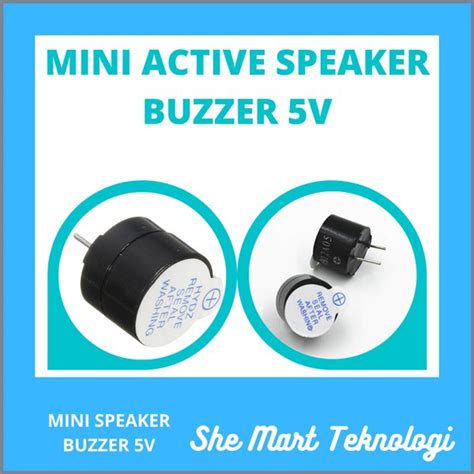 jual mini active buzzer speaker 3v di lapak she mart teknologi bukalapak