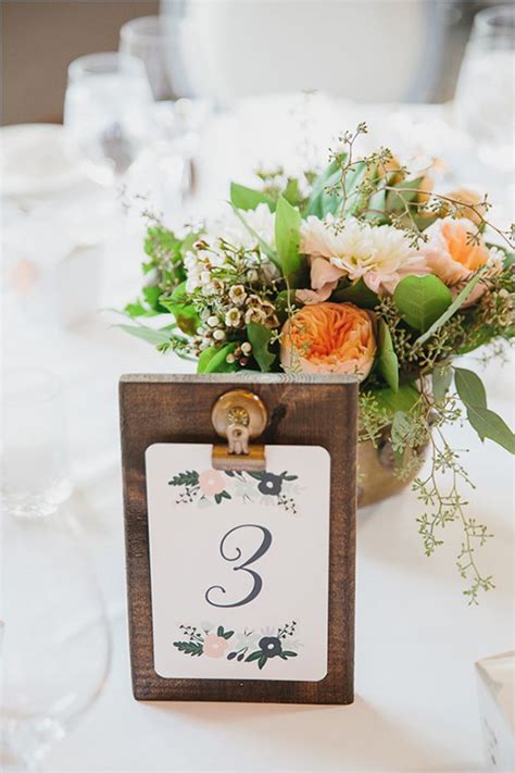 17 Creative Ways To Display Your Wedding Table Numbers Weddingsonline