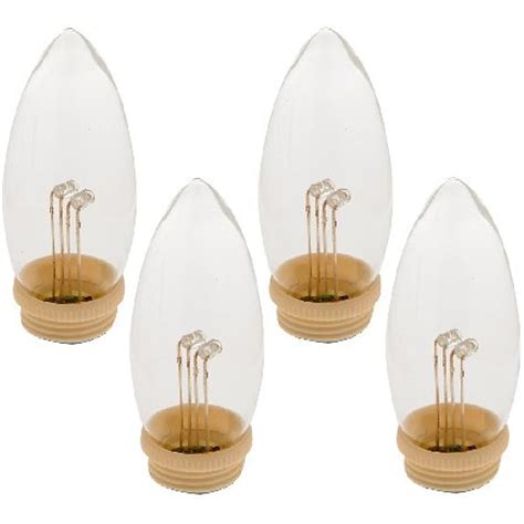 Celestial Lights Set 4 Battery Operated Replacement Window Candle Bulbs