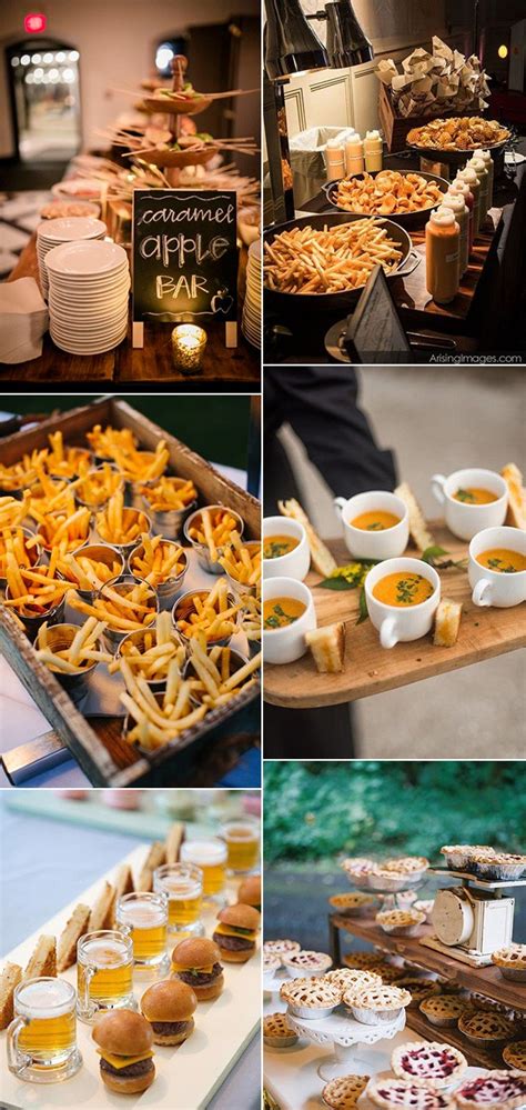 25 Fall Wedding Food Ideas Your Guests Will Love