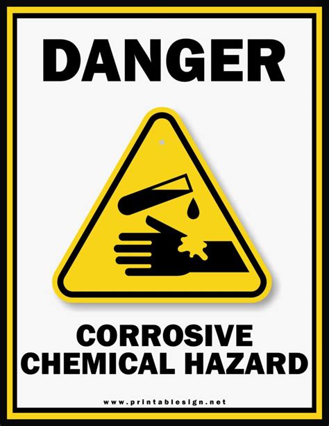 Hazard Safety Signs Pack Free Printable Signs