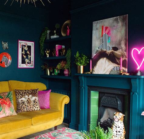 Before And After Amelias Victorian Terrace Colourful And Maximalist