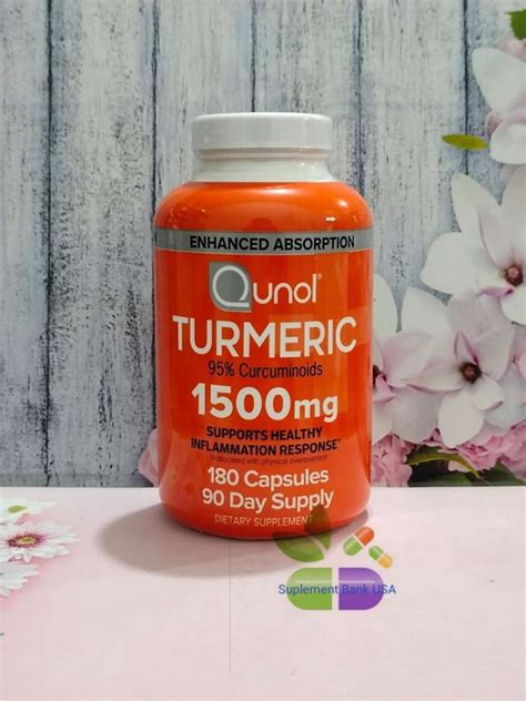 Jual Dijamin Original Qunol Turmeric 1500mg 180 Capsules Di Seller De