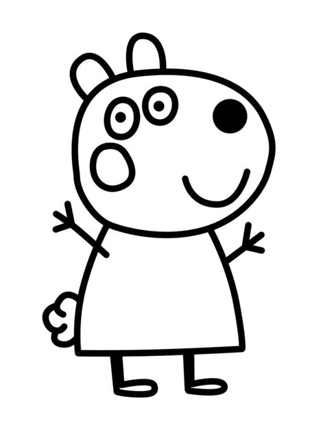 ️Suzy Sheep Peppa Pig Coloring Pages Free Download| Goodimg.co