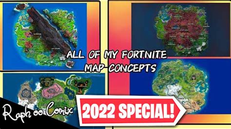 All My Fortnite Map Concepts 2021 Youtube
