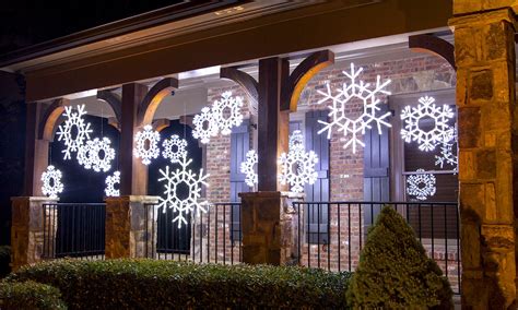 Large Lighted Snowflakes Outdoor Shelly Lighting