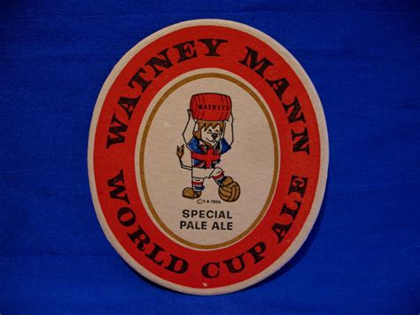 Vintage Watney Mann World Cup 1966 Special Pale Ale Beer Drink Coaster