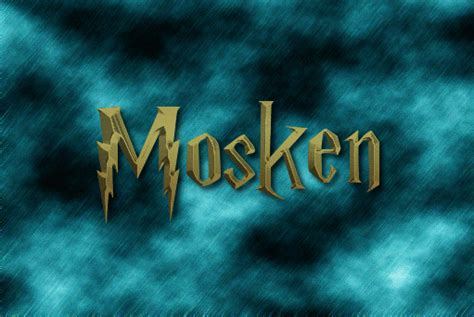 mosken ロゴ フレーミングテキストからの無料の名前デザインツール